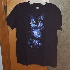 Funky space cat T-shirt
